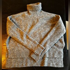 All saints luxury Gray Turtleneck Sweater xs